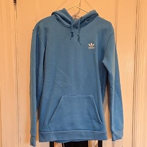 Adidas Blue Men's Pullover Hoodie | Size M